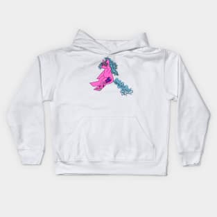 Pony in Sunglasses Kids Hoodie